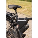 Reflective bicycle bag for branding and promotions black colour