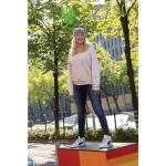 Eco winter hats with logo patch and classic design