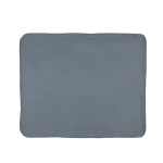 Light polar fleece blanket with carry pouch, 160 g/m² grey colour