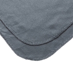 Light polar fleece blanket with carry pouch, 160 g/m² grey colour