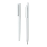 Pen set with metallic finish, blue ink white colour
