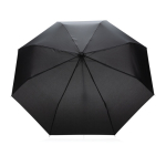 Foldable recycled plastic umbrella in bright colours, Ø95 cm black colour