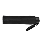 Foldable recycled plastic umbrella in bright colours, Ø95 cm black colour