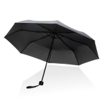 Foldable recycled plastic umbrella in bright colours, Ø95 cm black colour