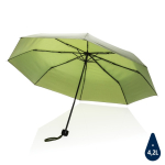 Foldable recycled plastic umbrella in bright colours, Ø95 cm green colour
