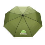 Foldable recycled plastic umbrella in bright colours, Ø95 cm green colour
