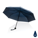 Foldable recycled plastic umbrella in bright colours, Ø95 cm navy-blue colour