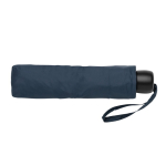 Foldable recycled plastic umbrella in bright colours, Ø95 cm navy-blue colour third view
