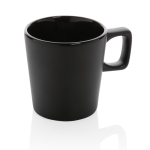 Ceramic mug with matte exterior and glossy interior, 300 ml black colour