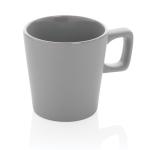 Ceramic mug with matte exterior and glossy interior, 300 ml grey colour