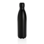 Large steel bottle with thermal function, 750 ml black colour