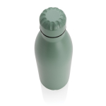 Large steel bottle with thermal function, 750 ml green colour third view