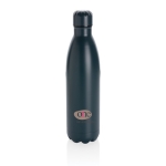 Large steel bottle with thermal function, 750 ml dark blue colour