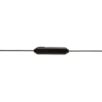 In-ear bamboo headphones with magnetic tips black colour