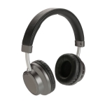 High-quality sound headphones with cushioned earpads grey colour