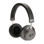 High-quality sound headphones with cushioned earpads grey colour