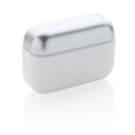 Premium in-ear headphones with two-tone case white colour