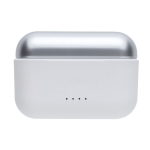 Premium in-ear headphones with two-tone case white colour