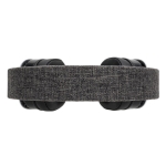 Comfortable foldable headphones with fabric accents, BT 4.0 grey colour