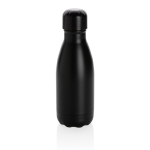 Mini stainless steel thermal bottle, 260 ml black colour