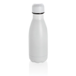 Mini stainless steel thermal bottle, 260 ml white colour