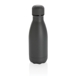 Mini stainless steel thermal bottle, 260 ml dark grey colour