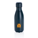 Mini stainless steel thermal bottle, 260 ml dark blue colour
