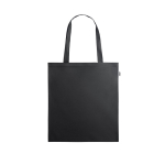 Recycled shopping bag made of rPET with long handles