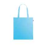 Recycled shopping bag made of rPET with long handles