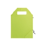 Foldable bag made from recycled plastic, Strawberry RPET light-green colour