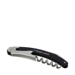 Stainless steel corkscrew with bottle opener main view