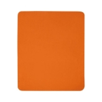 Blanket for outdoor and indoor use, polar with RPET cover orange colour