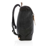 High-quality canvas backpack for 15.6” laptops, Casual black colour