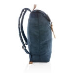High-quality canvas backpack for 15.6” laptops, Casual blue colour