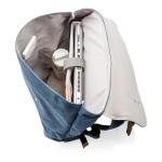 High-quality canvas backpack for 15.6” laptops, Casual blue colour