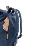 High-quality canvas backpack for 15.6” laptops, Casual blue colour