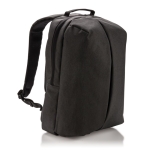 Dual-use sports and office backpack with 15” laptop pocket black colour