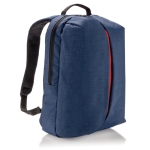Dual-use sports and office backpack with 15” laptop pocket blue colour