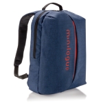 Dual-use sports and office backpack with 15” laptop pocket blue colour