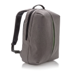 Dual-use sports and office backpack with 15” laptop pocket grey colour