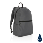 Basic backpack made from recycled materials grey colour