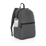 Basic backpack made from recycled materials grey colour