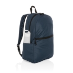 Basic backpack made from recycled materials navy-blue colour