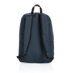 Basic backpack made from recycled materials navy-blue colour