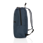 Basic backpack made from recycled materials navy-blue colour