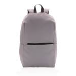 Minimalist modern backpack for 15.6” laptop grey colour