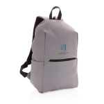Minimalist modern backpack for 15.6” laptop grey colour