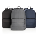 Eco laptop backpack with marker, 15.6”, AWARE™ black colour