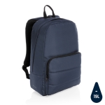Eco laptop backpack with marker, 15.6”, AWARE™ navy-blue colour