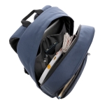 Eco laptop backpack with marker, 15.6”, AWARE™ navy-blue colour